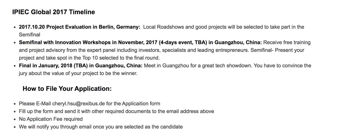 rexibus.de/startups-welco… China (Guangzhou) International Innovation &amp; Entrepreneurship Contest 😀 20.10, 2017 Berlin <a href="/WeWork/">WeWork</a> <a href="/betahaus/">betahaus | Berlin</a>
