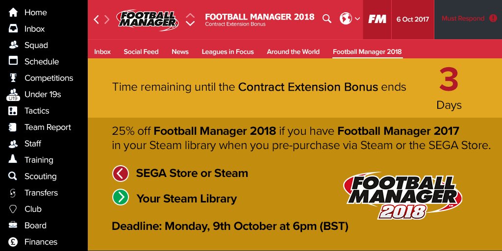 Uzivatel Football Manager Na Twitteru This Is Just For The Full Desktop Game You Ll Get The Desktop Version Of Fm Touch Free If You Buy Fm18
