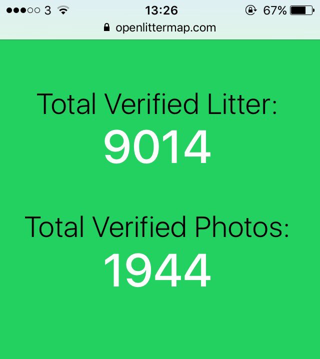 OpenLitterMap's tweet photo. We are approaching 10,000 #litter items and 2,000 photos- all manually verified be me and Free to download by anyone #OpenData #LitterMaps https://t.co/ysjhXnyTmE