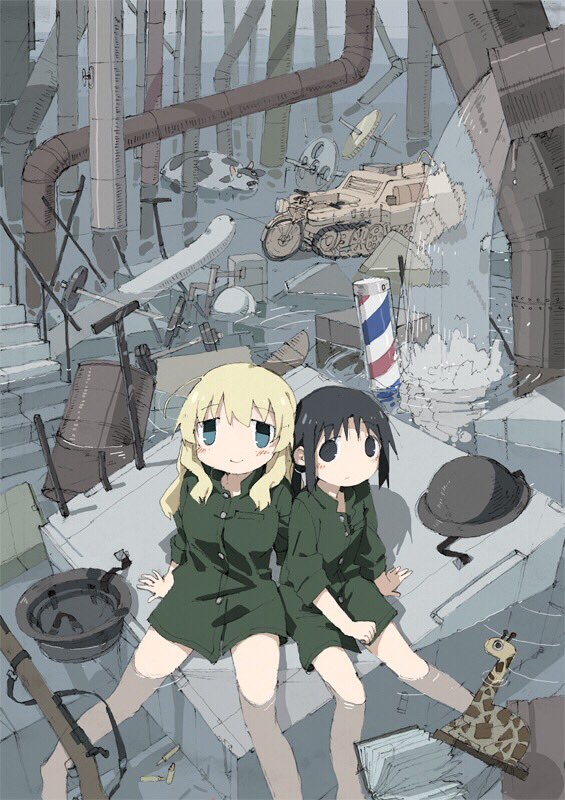 再び告知！2017年10月13日（金）発売の『少女終末旅行』公式アンソロジーコミックに参加してます。
ほかの人の作品は読んでないからわかんないけど多分おもしろいし表紙めちゃかわいいからそれだけでも買う価値がある 