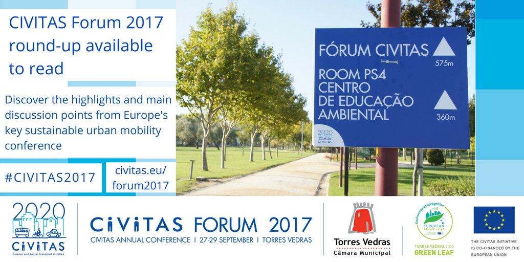 CIVITAS_EU's tweet photo. Missed the #CIVITAS2017 Forum? Don't worry. Read the round-up to discover the highlights and key discussion points: https://t.co/k8UOBLDmRS https://t.co/TfpUeuuqib