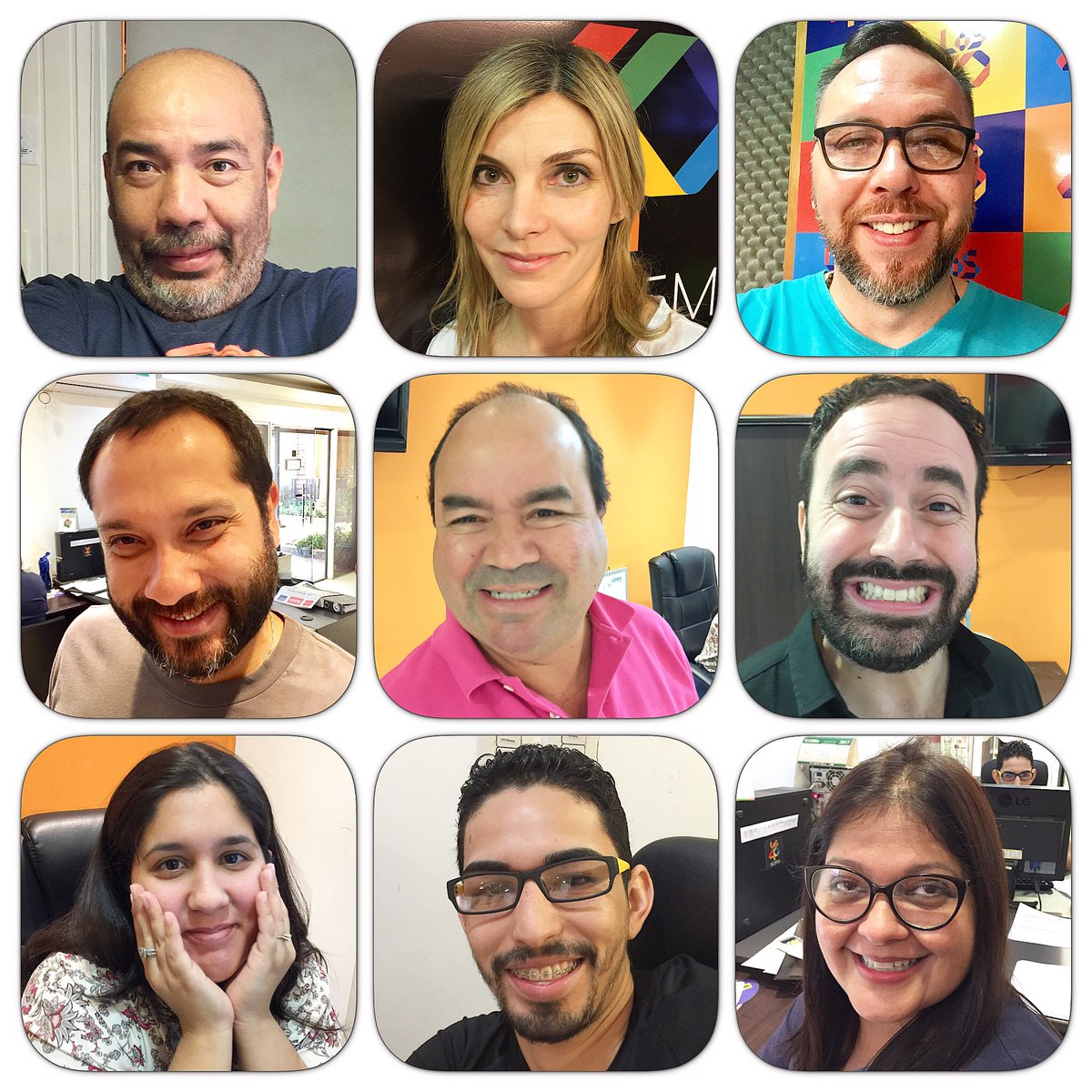 los40Paraguay's tweet photo. En el #DíaMundialDeLaSonrisa estas son algunas de las que hacen #LOS40Py / al aire @diegojansenm &amp; @dulcebanti haciendo #Fórmula40 #Pone923 https://t.co/Zm2VVPeUMp