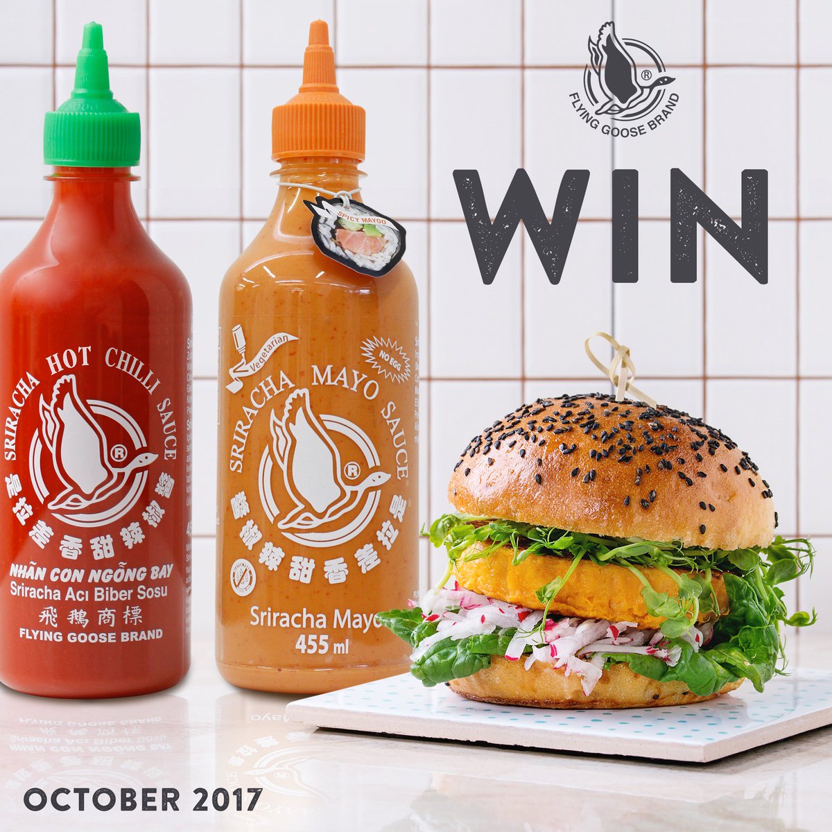 Sriracha_FG's tweet photo. FOLLOW &amp; RT to enter our #Competition...

You could #WIN a load of our #Sriracha sauce!

#FreebieFriday https://t.co/CdoguMLV26