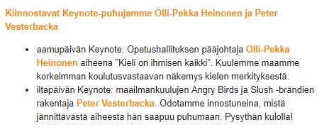 Kitesry's tweet photo. #Kites2017: Juhlasymposiumissa monia maineikkaita puhujia – ilmoittaudu pian! https://t.co/31UFxawGoi https://t.co/1A1EfMmGqn