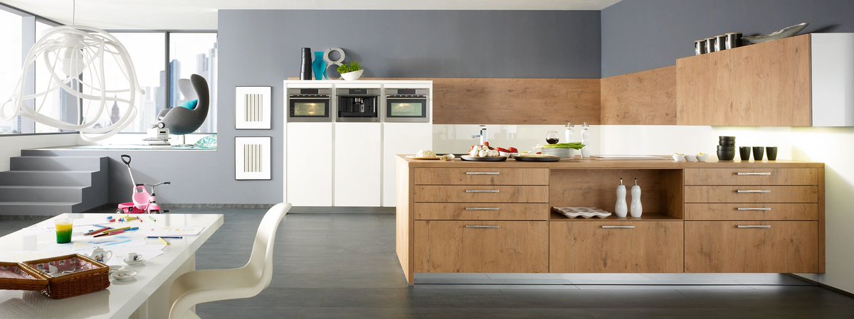 cordevKDA's tweet photo. A beautifull Bauformat kitchen using a combination of soft whites and earthy wooden textures. @Bauformat_  https://t.co/yqbHH728Nt https://t.co/azKgIFooSK