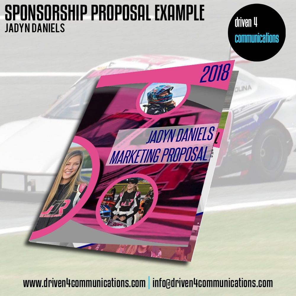 driven4comm's tweet image. Check our the latest 2018 Sponsorship Proposal we created for Jadyn Daniels Racing. 

Only $299 Send us a message!