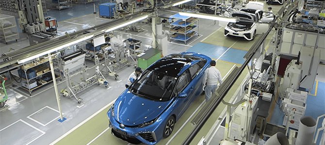 BertelSchmitt's tweet photo. The indignity! Tesla Model 3 could be out-produced by “fool cell” Mirai this year https://t.co/u5osaudR3u https://t.co/cknB8vL0ZJ