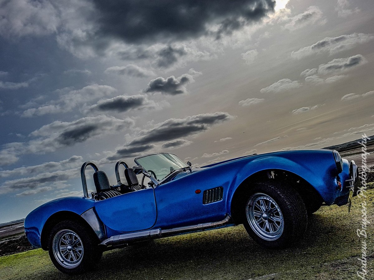 GroomLift's tweet photo. Shooting a video of the car, started off at Holy island and then heading back down the coast #northumberland #Accobra https://t.co/txzpYhGyLy