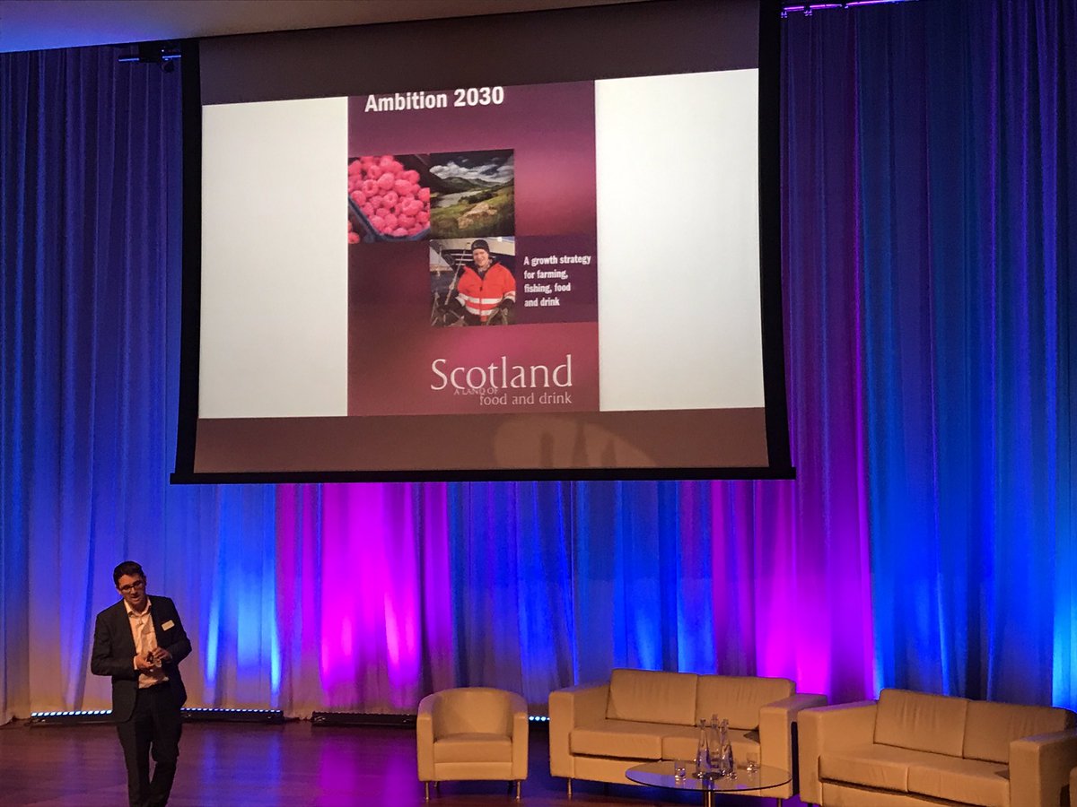 .@scotfoodjames <a href="/RBSFoodandDrink/">RBS Food&Drink</a> Conference speaking on Scottish food &amp; drink industry strategy - working in partnership for growth