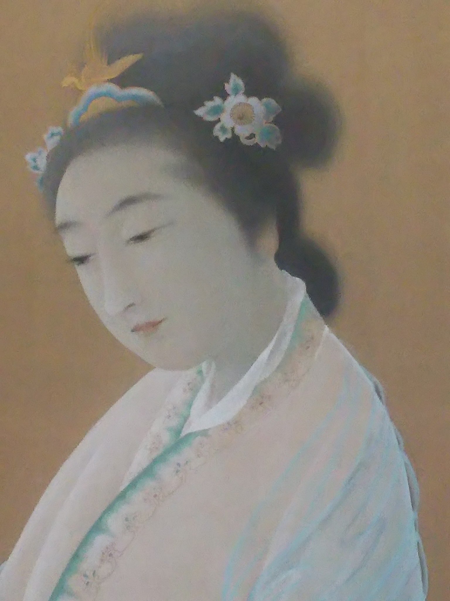 甘酒 また東京国立近代美術館にいってしまった 雨の夜間とあってガラガラ 大好きな菱田春草 王昭君 解説にある通りほんとに夢幻的 色彩がスゴい そして薄衣の表現 今日気がついたけど髪飾りもめちゃくちゃ綺麗 T Co Qbebrgel6r