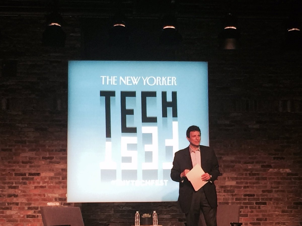 NewYorkerFest's tweet photo. Welcome to #TNYtechfest, where the industry's brightest minds explore the evolution and future of technology. https://t.co/jWY1Tn7wcz