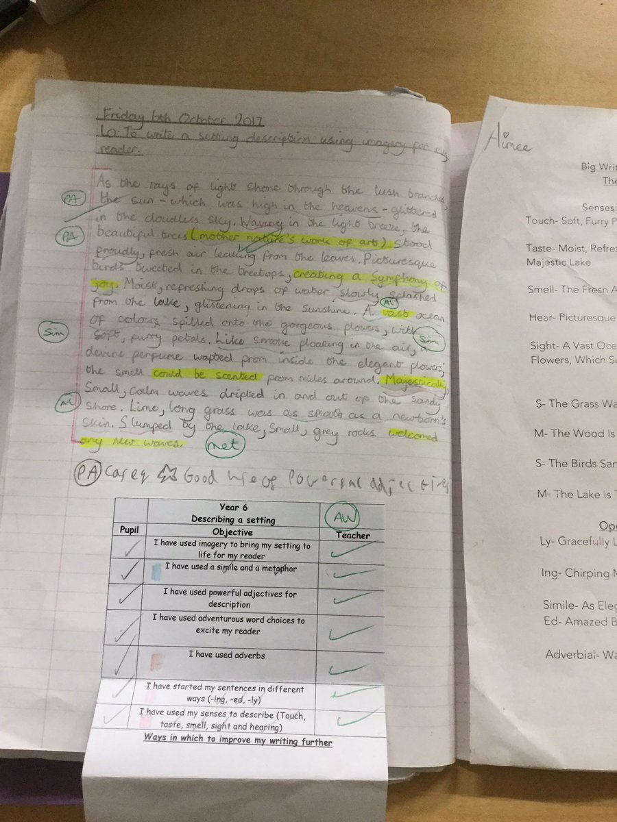 StrikeLane's tweet image. A real pleasure to read this BIG write today! FANTASTIC Aimee! #settingdescription #year6