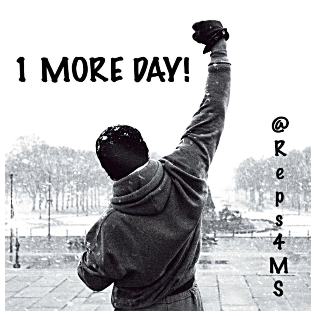 Reps4MS's tweet image. @Reps4MS didn’t hear no bell! 1 more day! Donations and t-shirt orders make a difference:
customink.com/fundraising/re…
#reps4ms #ms ##1 #rocky