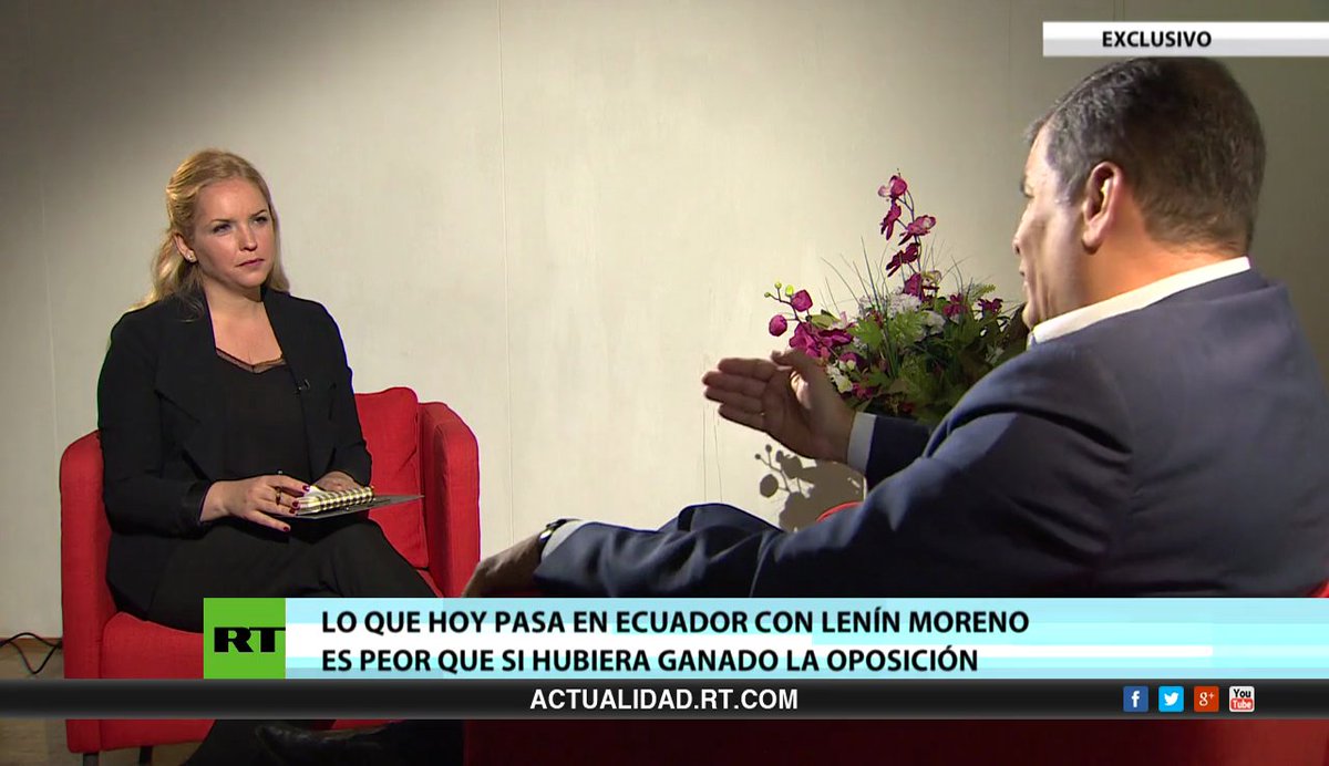 ActualidadRT's tweet photo. EXCLUSIVO
@MashiRafael: "Lenín ha hecho en tres semanas lo que no pudo hacer la oposición en 10 años"
https://t.co/Opi8DkNUjX https://t.co/9Wzyhx1f0I