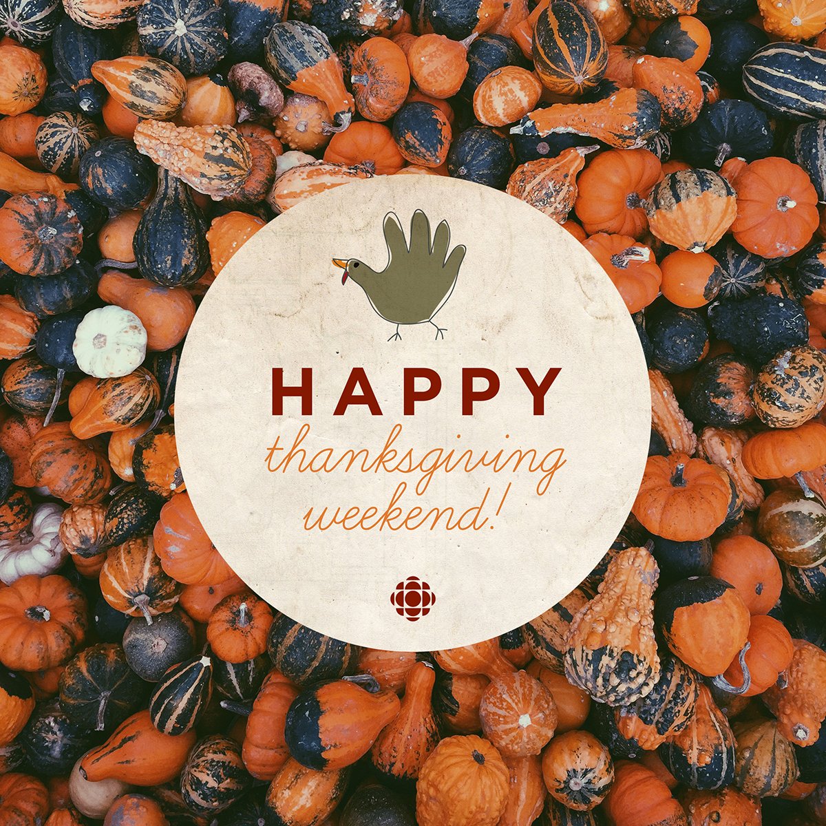 CBC's tweet photo. #HappyThanksgiving weekend! What are your plans for the #longweekend? 🙌 🦃 🍁 https://t.co/yuxgcgiHxN