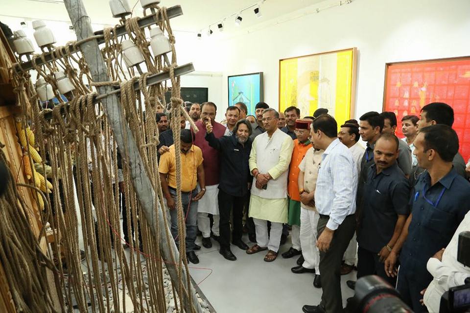 SurendraPJoshi's tweet photo. Inauguration of India's first Contemporary Art Museum by Shri Trivendra Singh Rawat, chief minister of uttrakhand. https://t.co/Jdq4CqyMGH