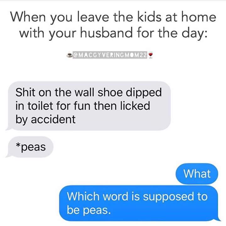 Here's hoping shit is supposed to be peas!