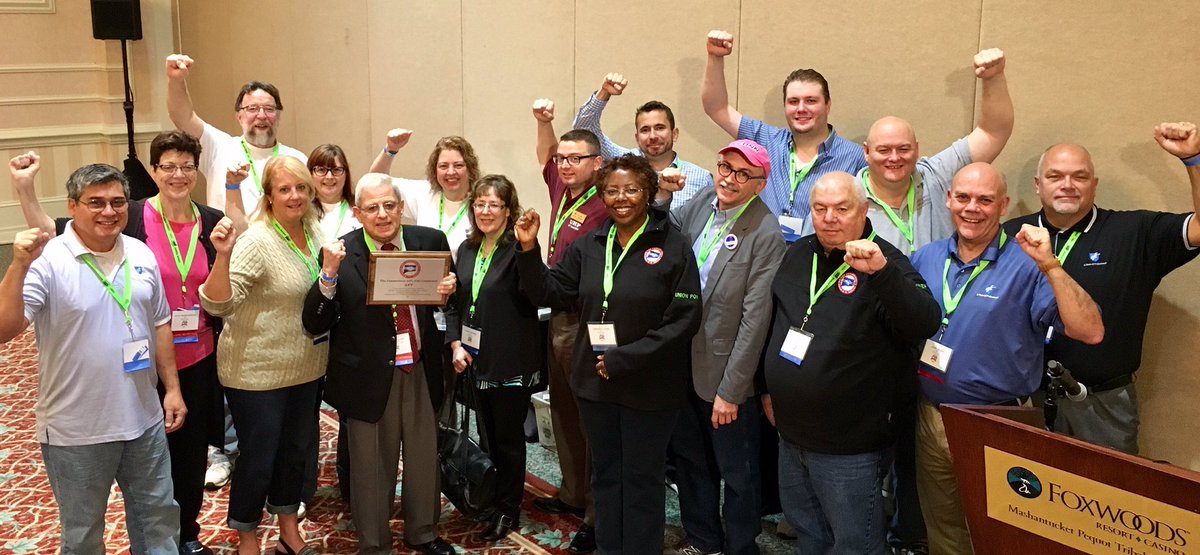 AFTCT's tweet photo. #UnionProud of #AFTCT members' support for working people choosing #UnionYES; always ready to move #ForwardTogether. #CTAFLCIO60 @AFLCIO https://t.co/2MAKn1h8IF