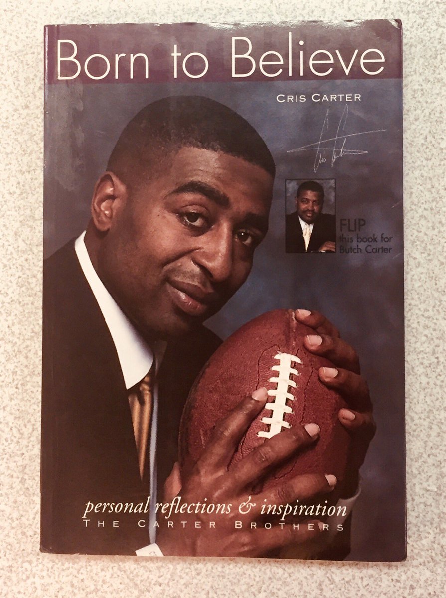 coachinBB's tweet image. .@TOButchCarter @criscarter80 got my copy “Born to Believe” and looking forward to reading! @CBL_Canada @CBLHamilton @NFL 🏀🏈