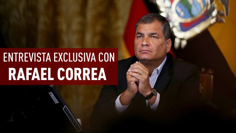 ActualidadRT's tweet photo. EXCLUSIVO
@MashiRafael: "Si siguen destruyendo mi patria, volveré a la presidencia" 
https://t.co/Opi8DkNUjX @VickyAram https://t.co/FciXD0O8LP