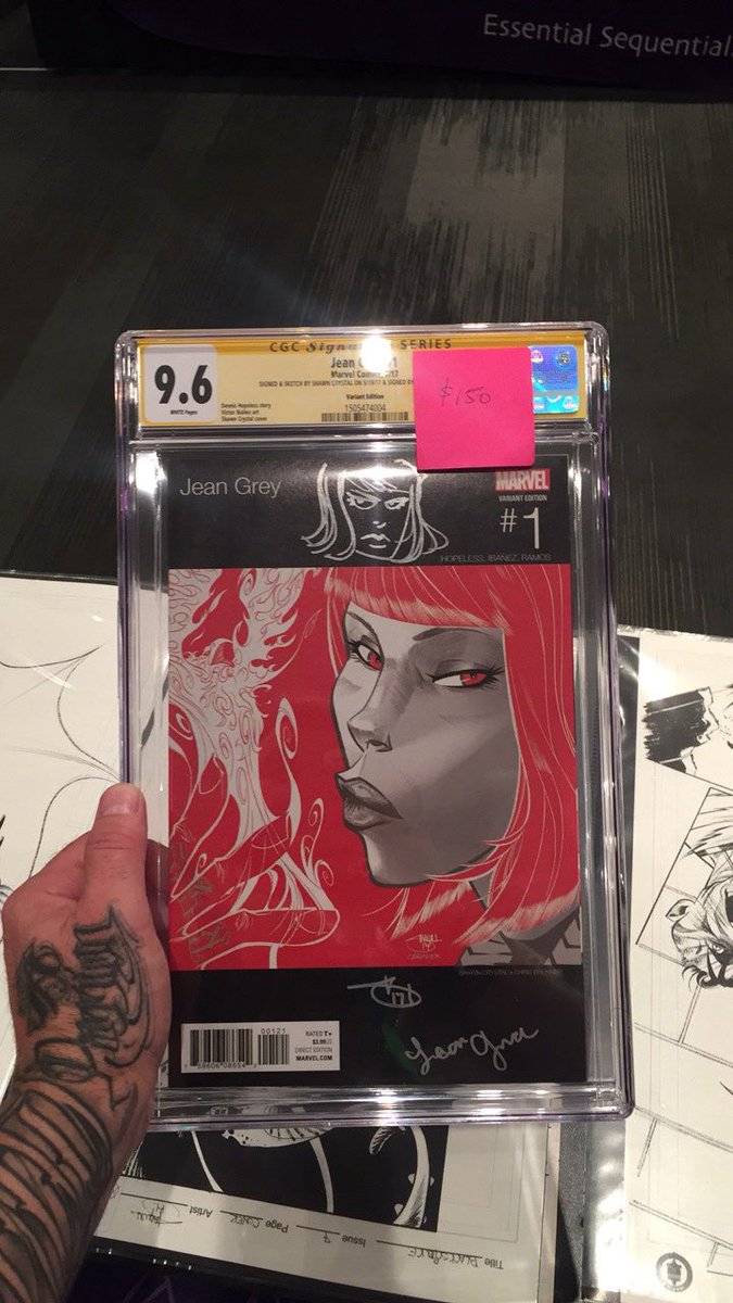 inkpulp's tweet photo. We’ve got this #hiphopvariant for #marvelcomics #jeangrey graded and ready for purchase. Any collectors out there???? https://t.co/IMdSKAtFgL