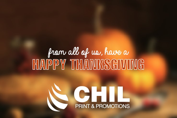 ChilPrint's tweet photo. From all of us to you and yours: have a Happy Thanksgiving and a restful long weekend!

Our office will be closed... https://t.co/vTqHfT64UD https://t.co/6E6BMMauwV