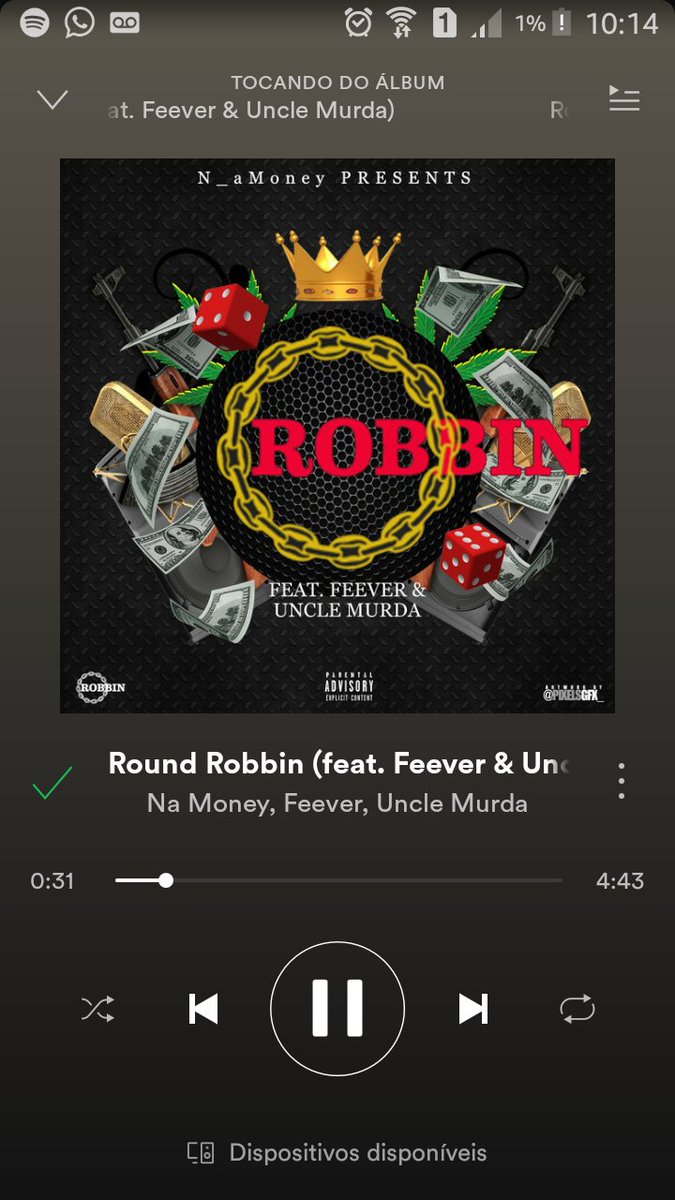 Dowglitos's tweet photo. #NowPlaying
@N_amoney feat. @unclemurda - #RoundRobbin https://t.co/qw74850rsk
