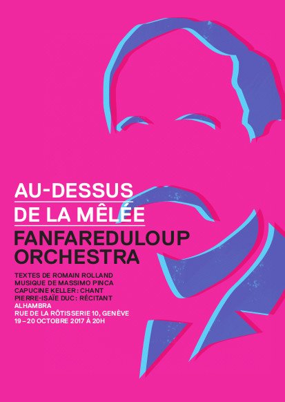 Dans 2 semaines premier spectacle de la saison: Au-dessus de la mêlée, sur des textes de Romain Rolland - @AlhambraGeneve 19 et 20 octobre