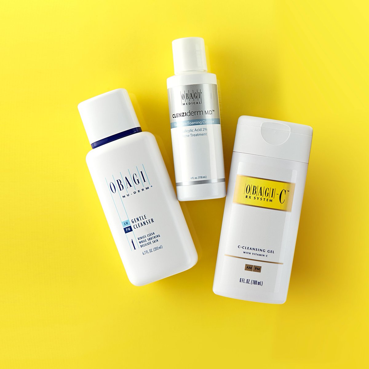 Obagi's tweet photo. RT if you LOVE Obagi Nu-Derm® Gentle Cleanser, CLENZIderm™ Daily Care Foaming Cleanser or Obagi-C® Rx C-Cleansing Gel #obagiforlife https://t.co/S99lMucXPL