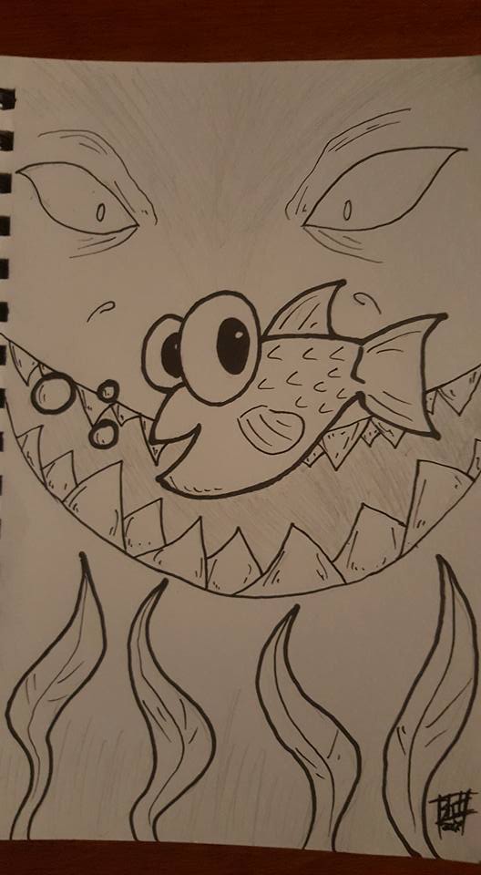 Caught up on #inktober2017 last night.  Any thoughts on what to do for "sword" today?
