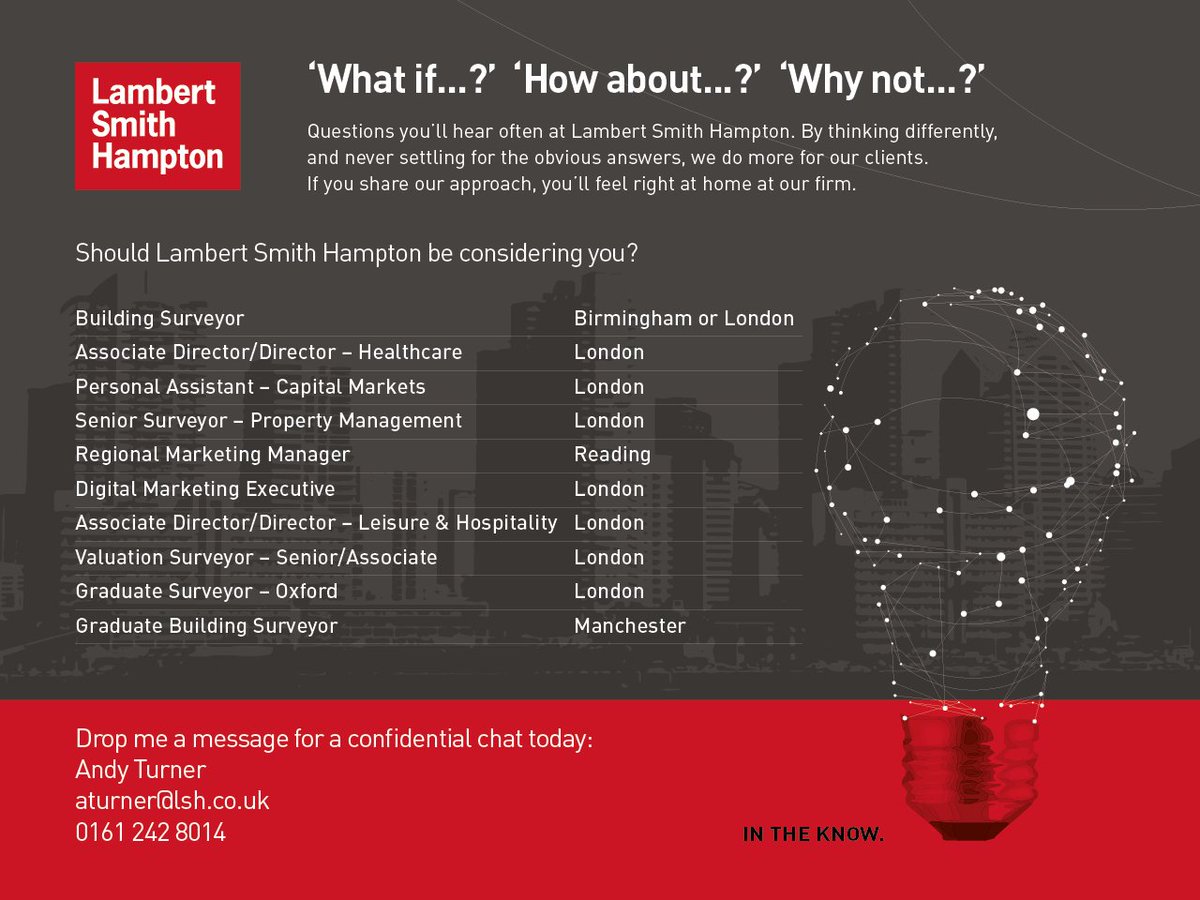 LSHCareers's tweet photo. Interested? Drop us a message! https://t.co/8pBGvona59
