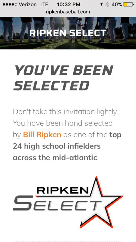 ArchbishopWood's tweet photo. @ArchbishopWood Sr Robbie Bailey selected by @RipkenBaseball as 1 of the top 24 high sch infielders across the Mid-Atlantic @WoodBoysBball https://t.co/bRbQp0VSiv