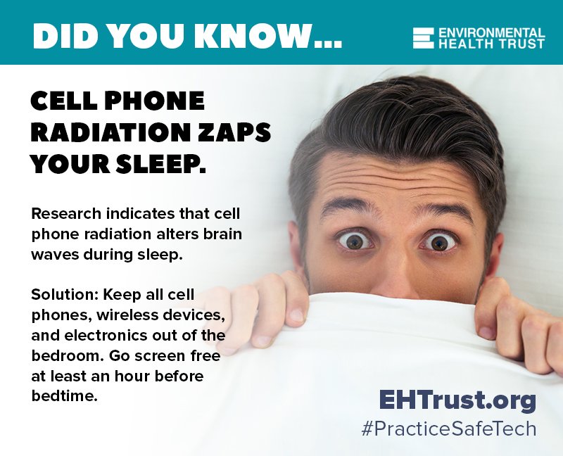 saferphones's tweet photo. Did you know... Research indicates that cell phone radiation alters brain waves during sleep? Visit https://t.co/gew6JfCc7r for more info! https://t.co/Y1hjgQTLdE
