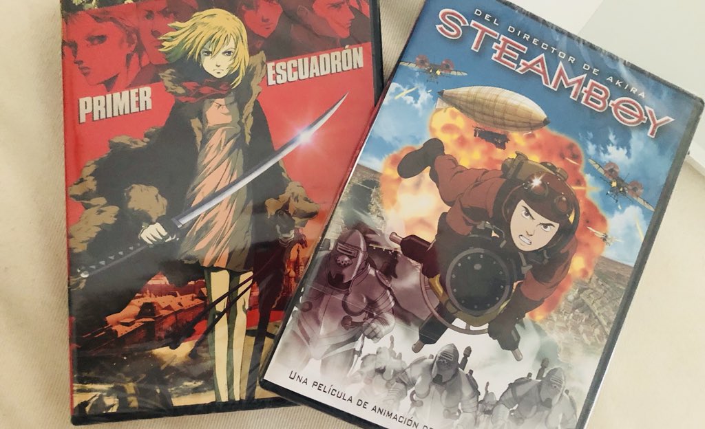 InakiO's tweet photo. @SonyPicsVideo Y dos lanzamientos en Dvd, #Steamboy y #PrimerEscuadrón @SonyPicsVideo #AnimeIsBack https://t.co/3yUNjuyQWY