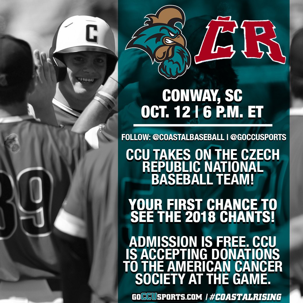 CoastalBaseball's tweet photo. We are excited to host the Czech Republic National Team again and raise funds for the battle against a disease that has affected so many. https://t.co/OzTVN1no6X