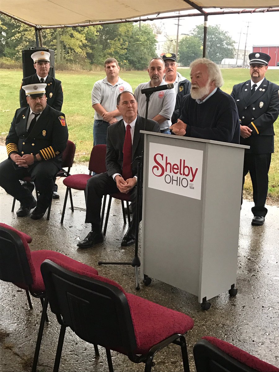 SDGNewsgroup's tweet photo. Local industrialist Grant Milliron donates funds for new fire station to city of Shelby. Complete story in today's Daily Globe. https://t.co/4tY9LRKTtm