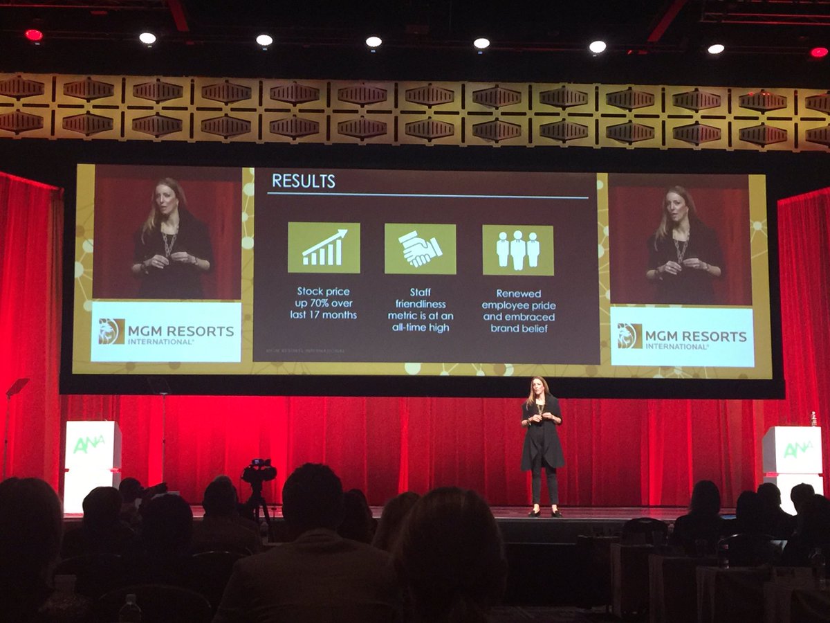 JoanKhoury's tweet photo. @lilitomovich represented @MGM and #lasvegas with grace, tremendous insights, and beautiful work @ANAmarketers #ANAMasters.  SHOW! https://t.co/9icf0zriYl