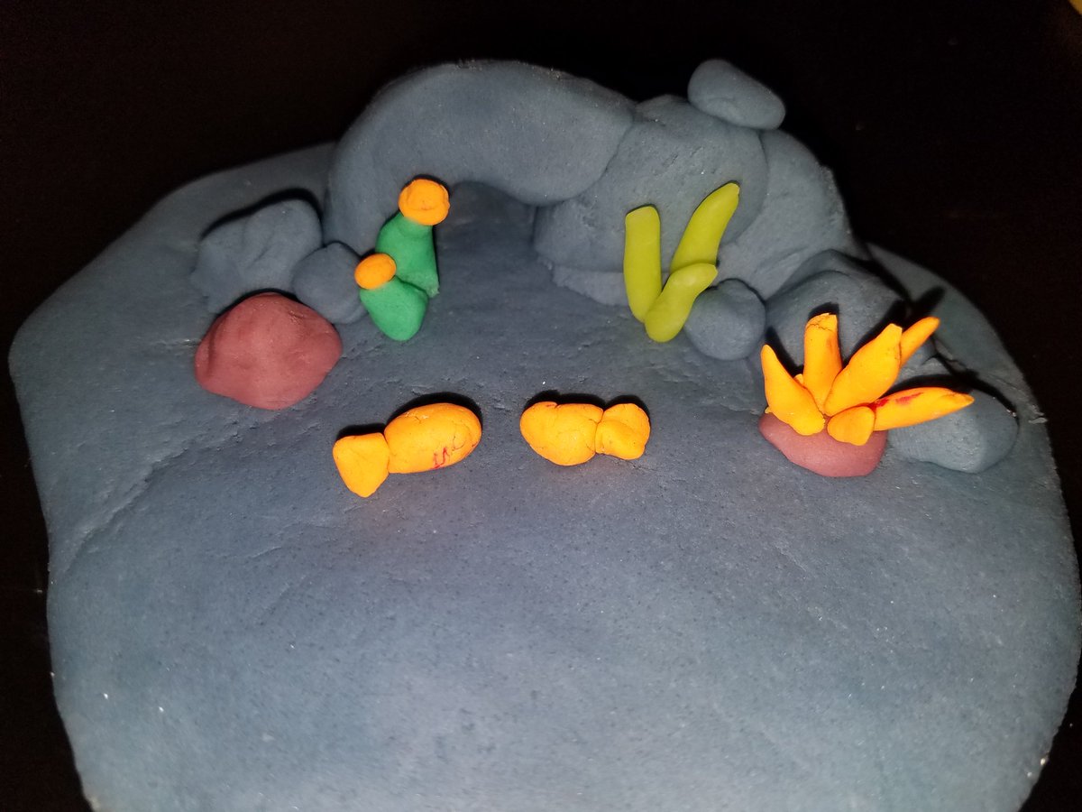 OMSFriedmanFCPS's tweet photo. Sea floor tableaux #omsscience. A little bonus fun while studying ocean floor features. https://t.co/zMvmRGYimO