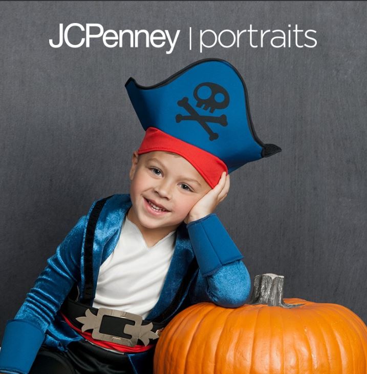 Show off your child's costume with some scary cute photos! Join JCPenney Portraits on October 31st for a special Halloween photo event.
