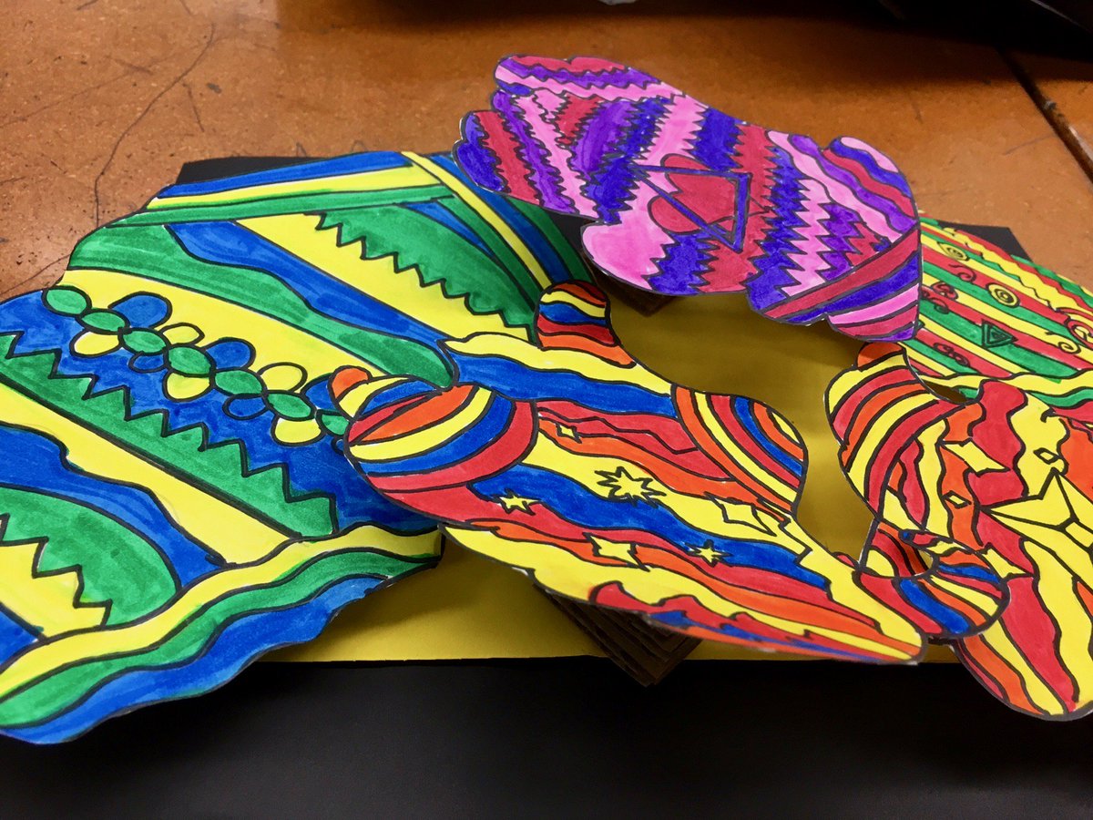 kanter481's tweet photo. I am very proud of the 6th graders and their paper sculptures. #62learns #ams #art https://t.co/UDAyCr3LtF