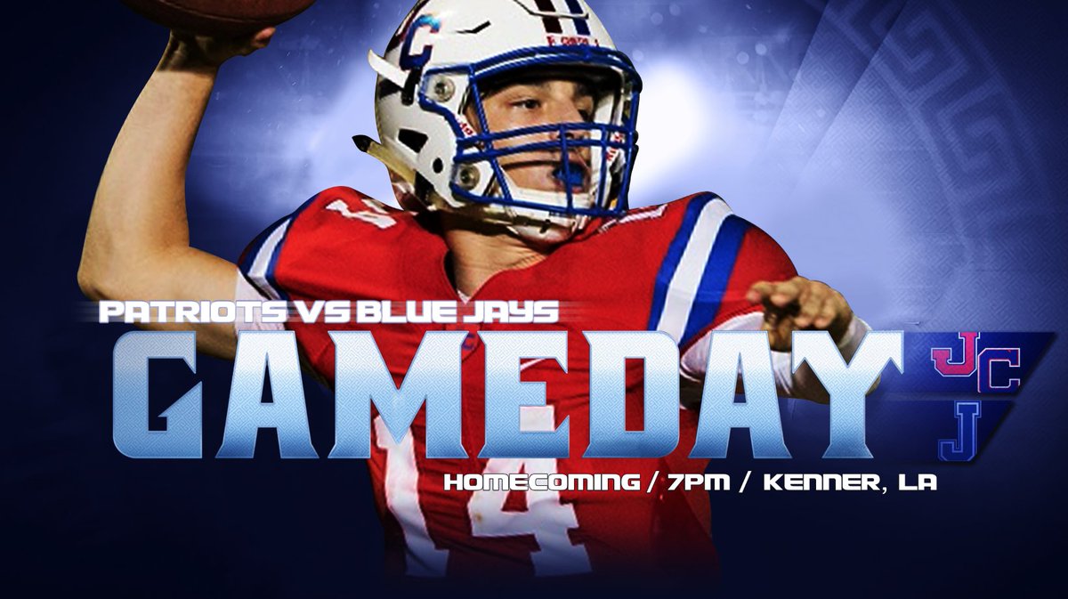 wpoolegraphics's tweet photo. Game Day Homecoming 2017 @Curtis_Patriots vs @JesuitNOLA #curtisnation #curtisfootball #buildingchampions4life #gopatriots #Homecoming2017 https://t.co/czrz3OoECt