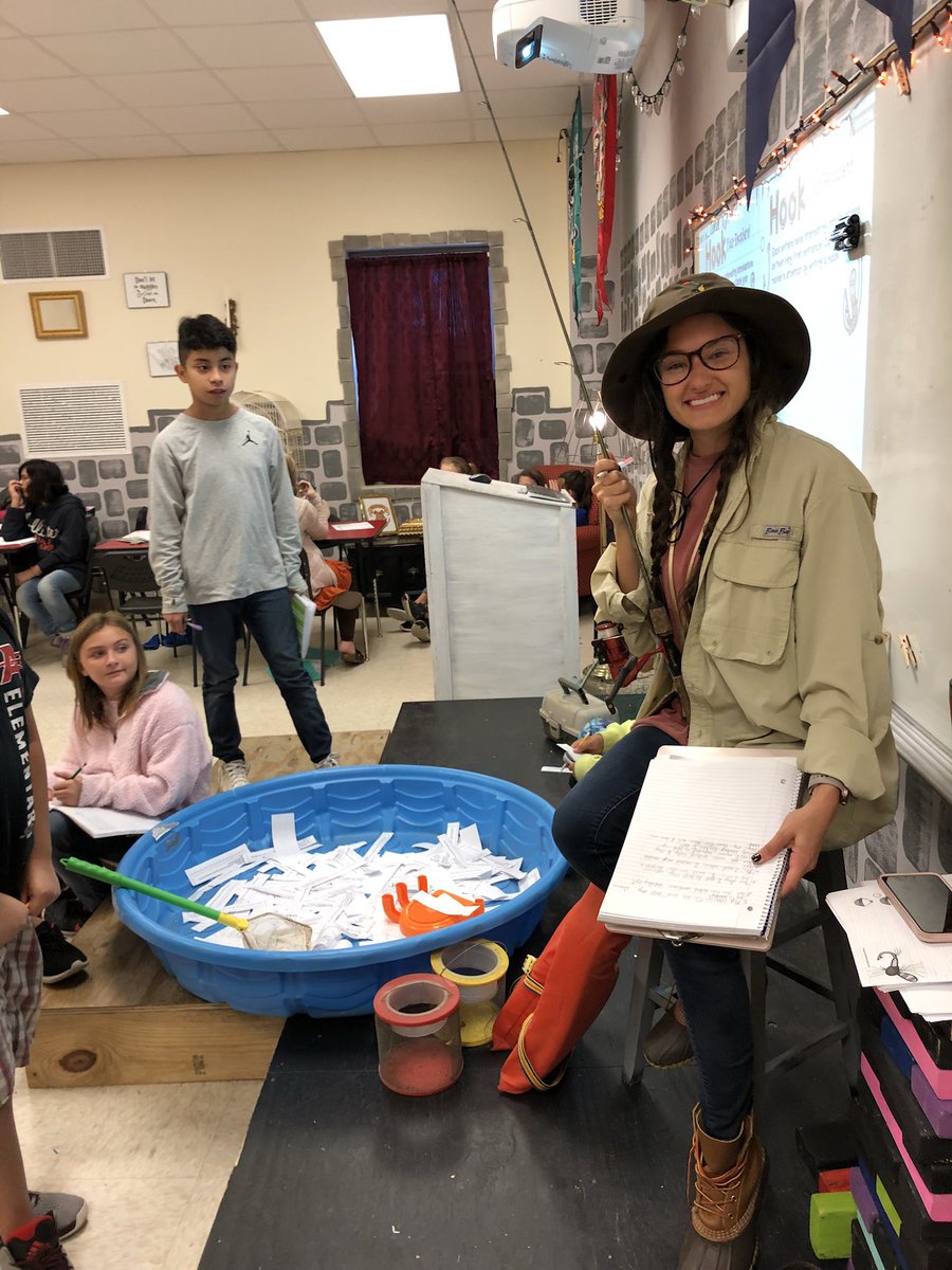 MirandaBattles's tweet photo. Whether you are a fisherman or Captain Hook, you must “hook” your audience. @AlbertvilleEES @robsims33 https://t.co/shOk4coXKy
