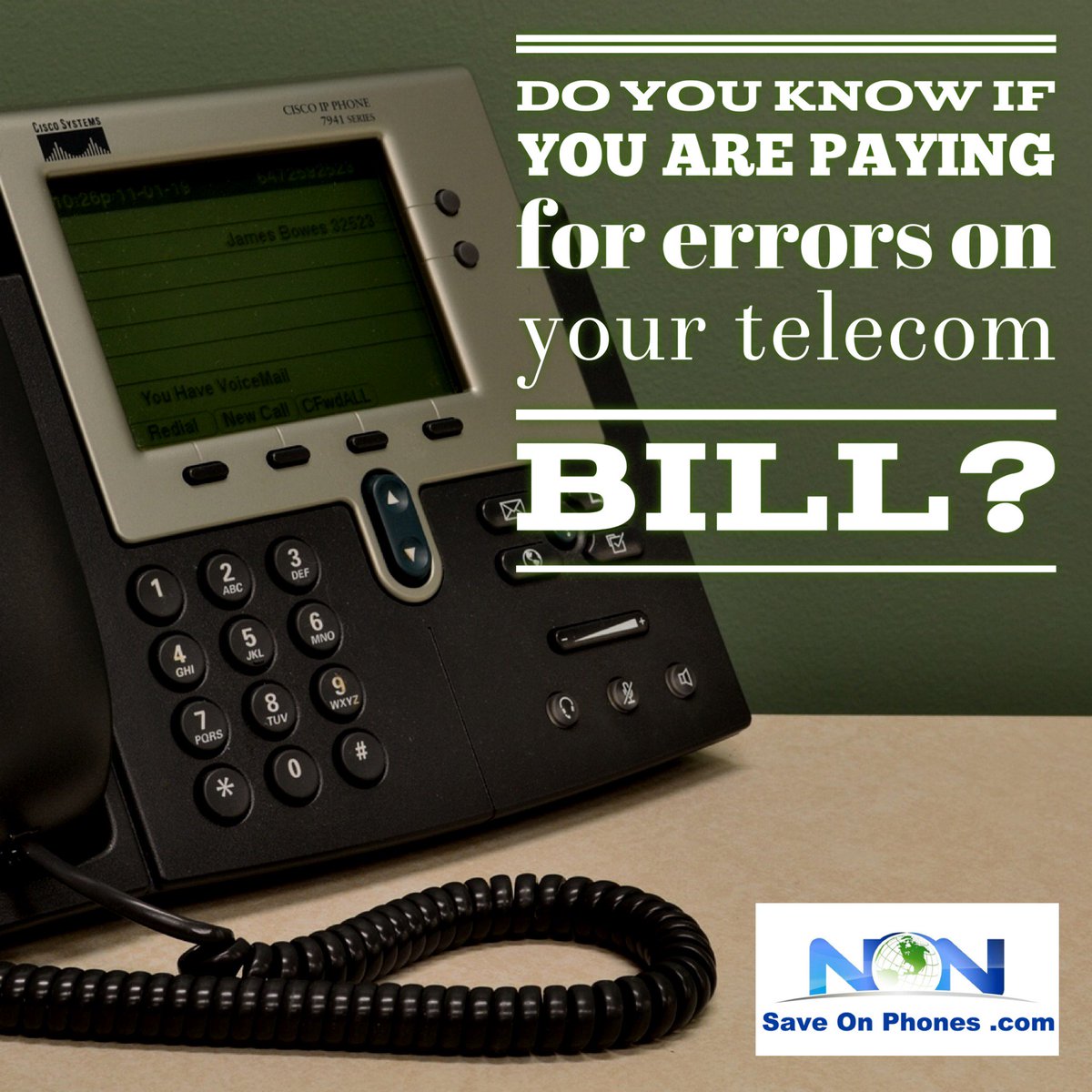 Do you know if you are #paying for #Errors on your #Telecom #Bill? bit.ly/2vOvYHe #DontOverpay #TelecomAudit