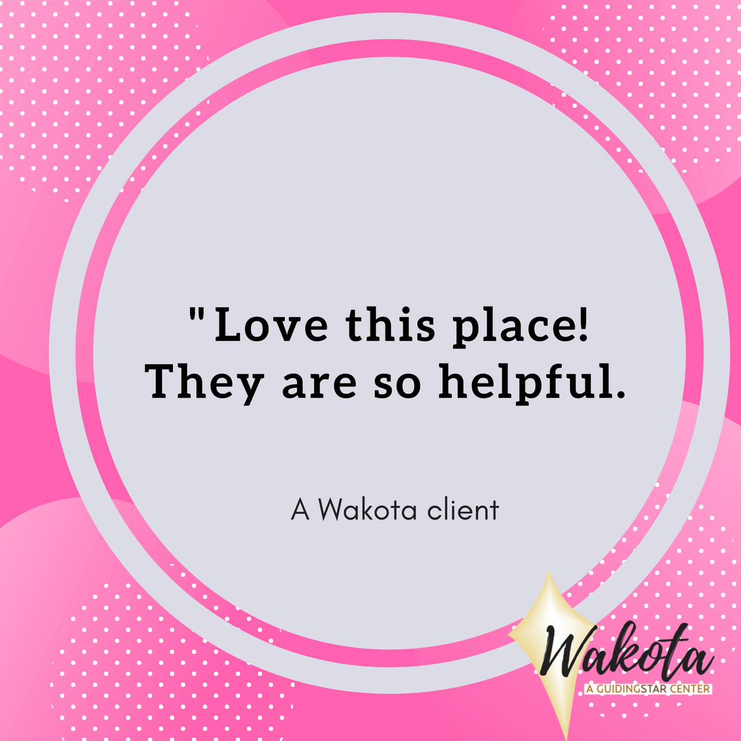 GSWakota's tweet photo. We love feedback from our clients. #ClientComment #MyWakotaStory #WeListen #WeAreHereForYou #ItIsOkToAskForHelp #TwinCities #WestStPaul #MN https://t.co/oV6uRdvk8N