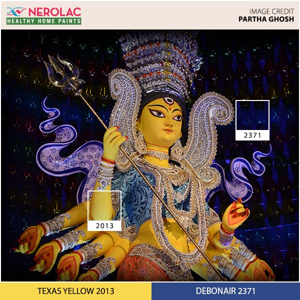 Nerolac_Paints's tweet photo. Here's a look at the colours of #DurgaPuja captured through the lens of photographers. Kudos to all! #Colourspiration #ColoursOfIndia https://t.co/bbYQODKYzW