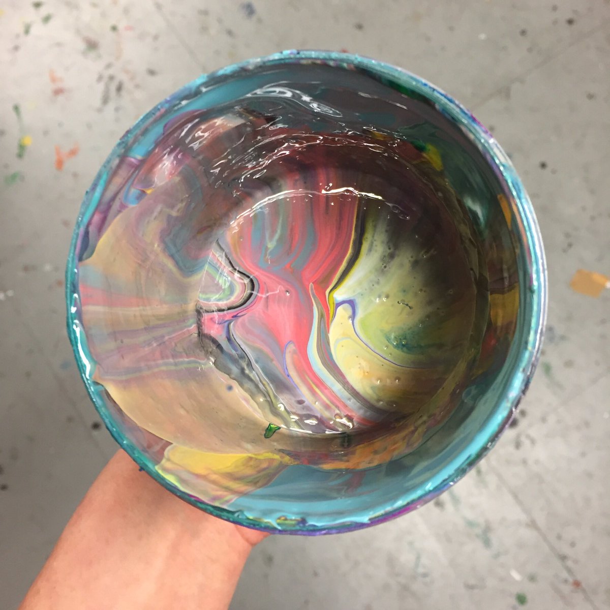 Deadink, the leftovers from a monoprint session looking spectacular