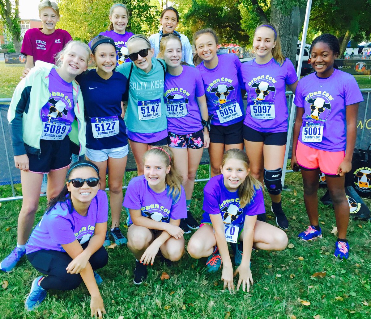 UrbanCowHalf's tweet photo. Believe in the strength of girls who decide to run a 5K to celebrate a 13th Birthday. Our future looks good from here. https://t.co/hu2Afks8WM