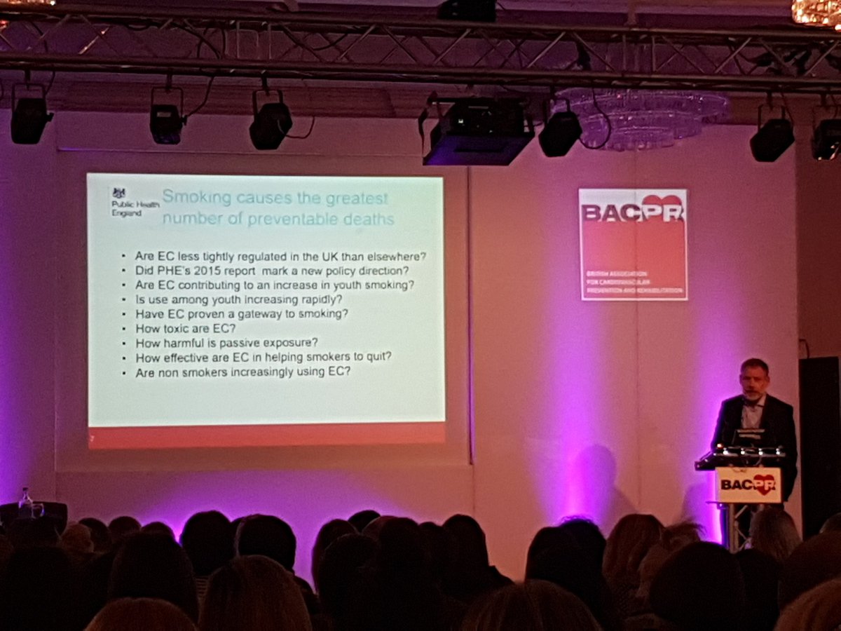 SSophiejacob's tweet photo. Final session of the day at #bacpr2017. E-cigs and vaping. Thanks @bacpr. It has been a great 2 days. https://t.co/D8t6K6TKBg