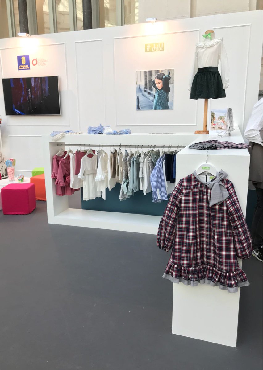 GranCanariaMC's tweet photo. En estos momentos las firmas infantiles #MiMenina e #ItChild presentan sus colecciones otoño-invierno en #ThePetitFashionWeek #Madrid https://t.co/q5k3HxzoZV