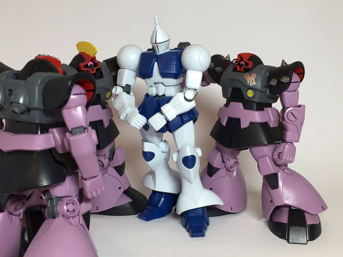 ダルクス 一年中ココロはサマー Op Twitter ギリギリになりましたが完成しました ネタ改造ですが トリプルドムセット改造でピアスドム 中 モヒカンドム 左 トゲドム 右 です 元ネタは機動戦士ガンダムさんでギャンに絡んでた不良ドム達です ドムの日 ガンダム